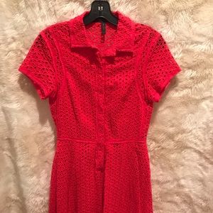 👗BCBGMAXAZRIA  RED DRESS